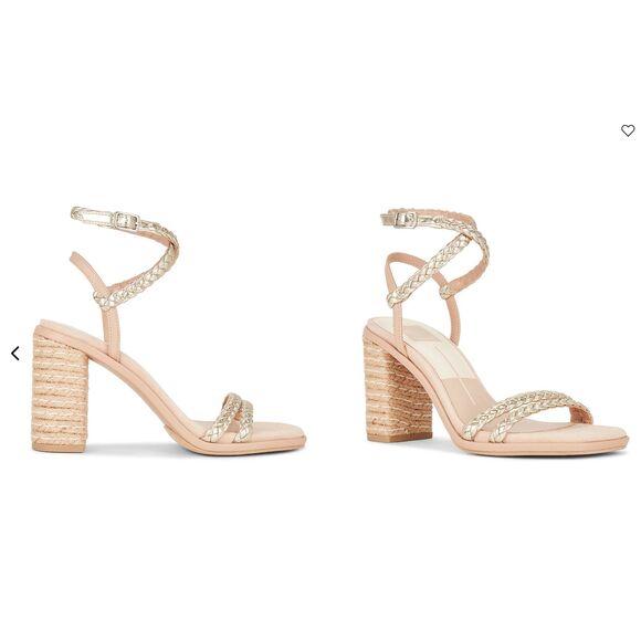 Dolce Vita Oro Sandal, Light Gold - Size 9 - Picture 1 of 5